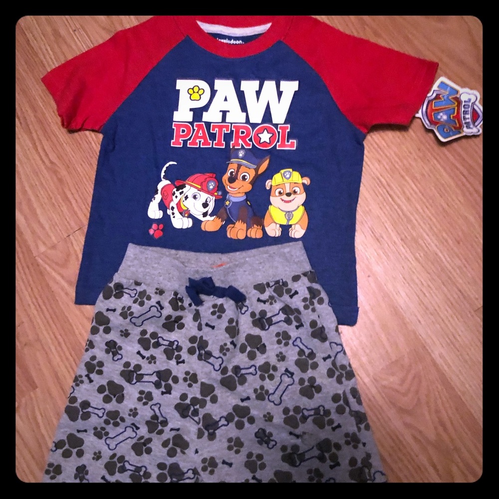 Paw patrol shorts outfit